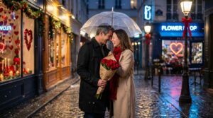 A date in the rain