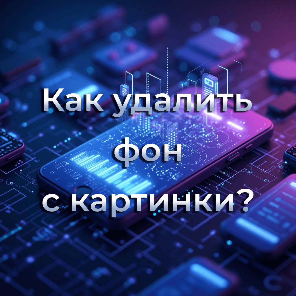 удалить фон с картинки